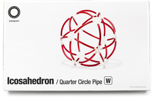 image of Icosahedron - Quarter Circle Pipe-W